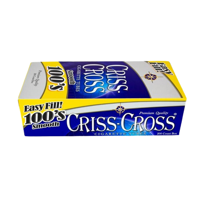 Criss Cross Blue 100's Tubes