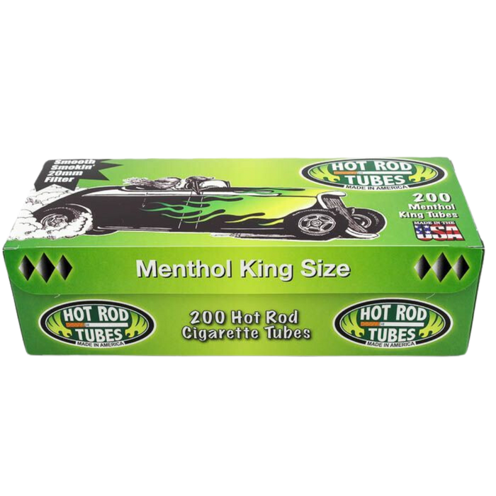Hot Rod Menthol King Cigarette Tubes