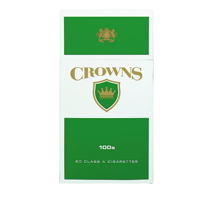 CROWNS 100 DARK GREEN BOX PACK