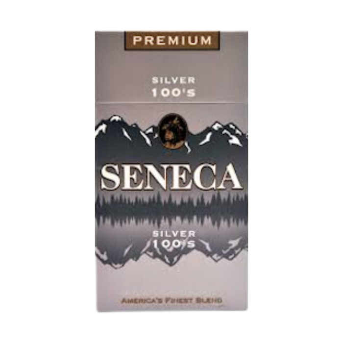 SENECA CIGARETTES – SILVER – 100S BOX