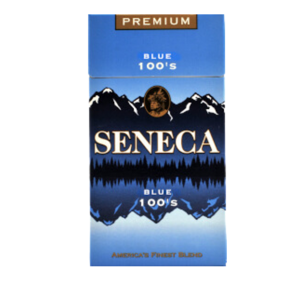 SENECA CIGARETTES BLUE 100S BOX — Rollies Tobacco